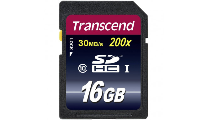 Transcend SDHC              16GB Class 10
