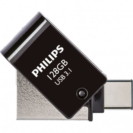 Philips 2 in 1 OTG 128GB USB 3.1 + USB C kesköömust