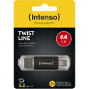 Intenso Twist               64GB USB Stick 3.2 USB-C & USB-A