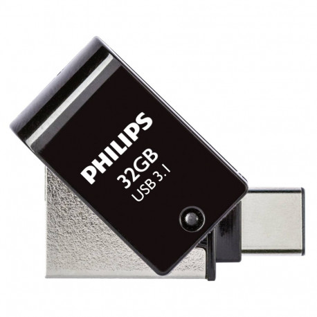 Philips 2 in 1 OTG 32GB USB 3.1 + USB C kesköömust