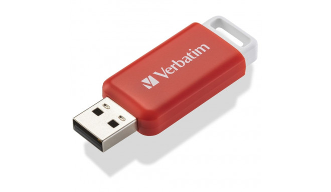 Verbatim DataBar USB 2.0 16GB punane