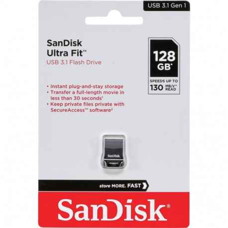 SanDisk mälupulk Cruzer Ultra Fit 128GB USB 3.2 SDCZ430-128G-G46