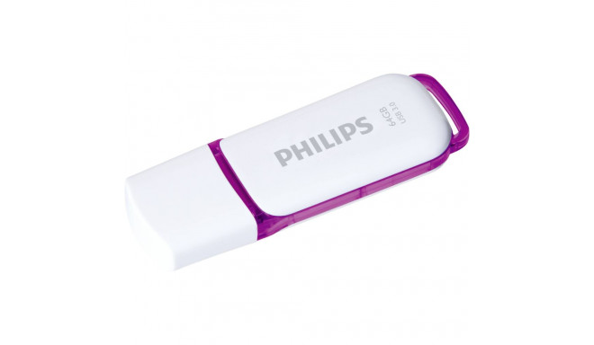 Philips USB 3.0 64GB snow edition magic lilla
