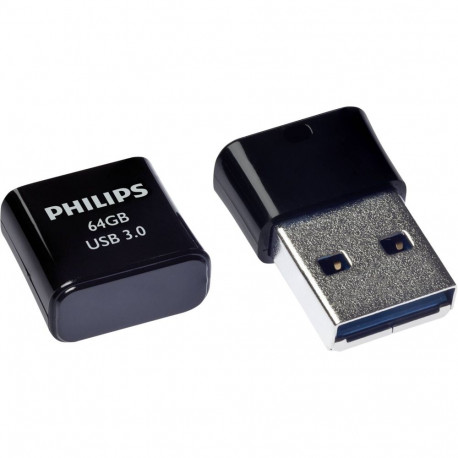 Philips USB 3.0 64GB Pico Edition kesköö must