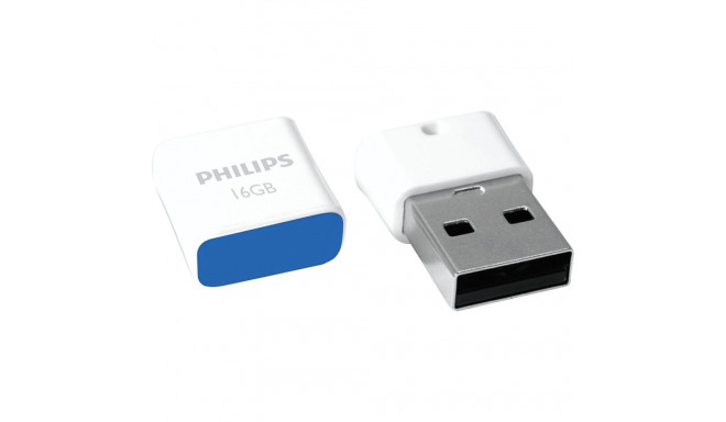 Philips USB 2.0 16GB Pico Edition Ookeani Sinine