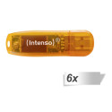 6x1 Intenso Rainbow Line 64GB USB-mälupulk 2.0