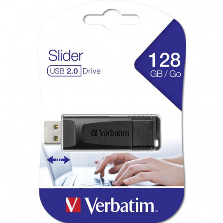 Verbatim Store n Go Slider 128GB USB 2.0 49328