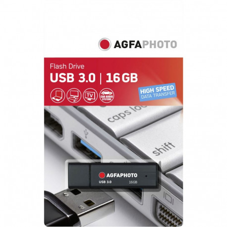 AgfaPhoto mälupulk 10569 USB 3.0 16GB, must
