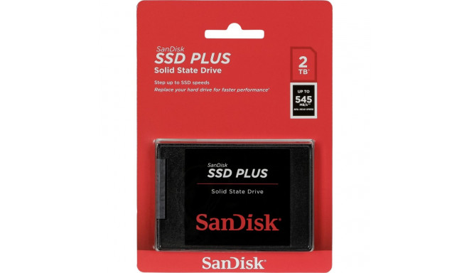 SanDisk SSD Plus 2TB lugemine 535 MB/s SDSSDA-2T00-G26