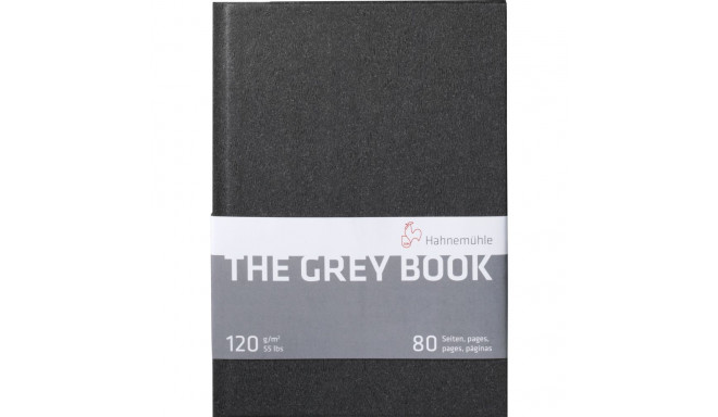 Hahnemühle The Grey Book A5 visandiraamat 80 lehekülge 120 g