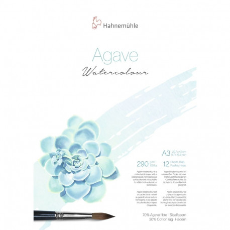 Hahnemühle Agave akvarellipaber A3 12 lehte 290 g