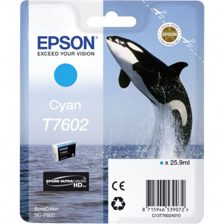 Epson tindikassett tsüaan T 7602