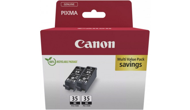 Canon PGI-35 BK must kaksikpakk
