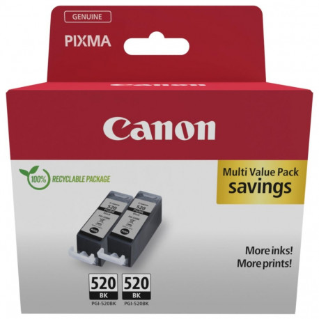 Canon PGI-520 BK must kaksikpakk