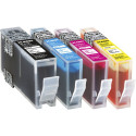 KMP H62V Promo Pack Musta/Cyaani/Purpurpunase/Kollase tindikassett ühilduvusega HP nr 364 XL