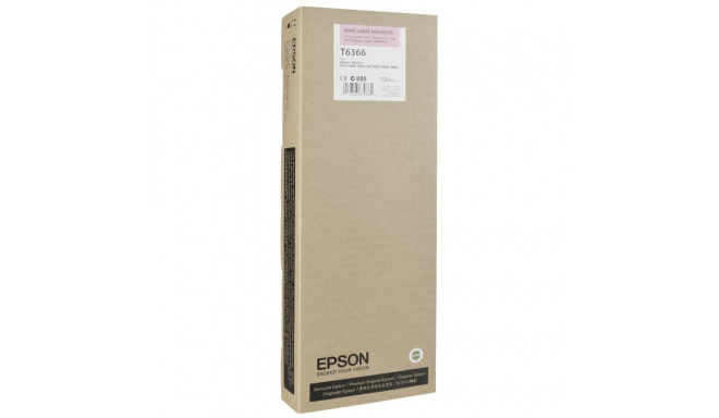 Epson tindikassett vivid light magenta T 636 700 ml T 6366