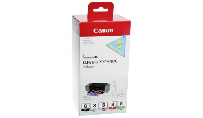 Canon CLI-8 Multipakk BK/PC/PM/R/G