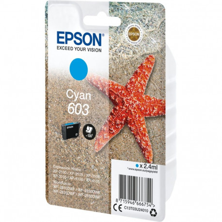Epson ink cartridge cyan 603                       T 03U2