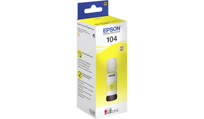 Epson EcoTank yellow T 104 65 ml               T 00P4