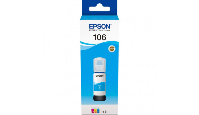Epson EcoTank tsüaan T 106 70 ml T 00R2