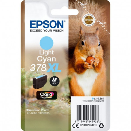 Epson tindikassett hele tsüaan Claria Photo HD 378 XL T 3795
