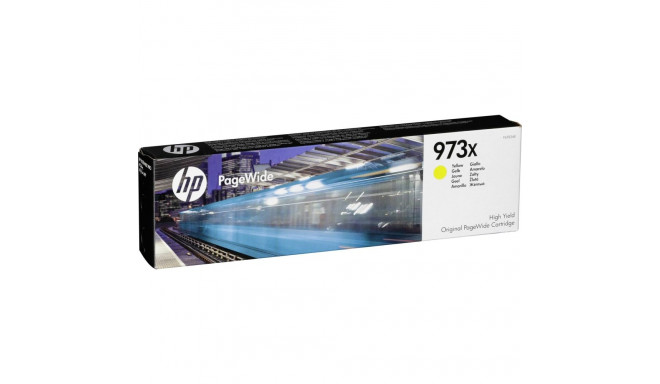 HP F6T83AE PageWide tindikassett kollane nr 973 XL