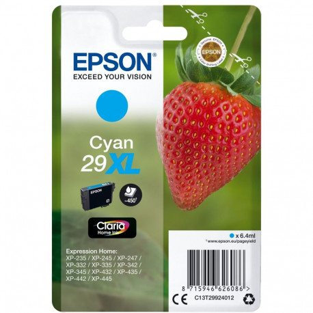 Epson tindikassett XL tsüaan Claria Home 29 T 2992