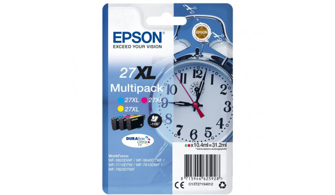 Epson DURABrite Ultra Ink 27 XL Multipakk (3 värvi) T 2715