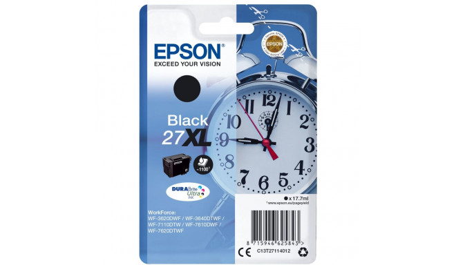 Epson DURABrite Ultra Ink 27 XL tindikassett must T 2711