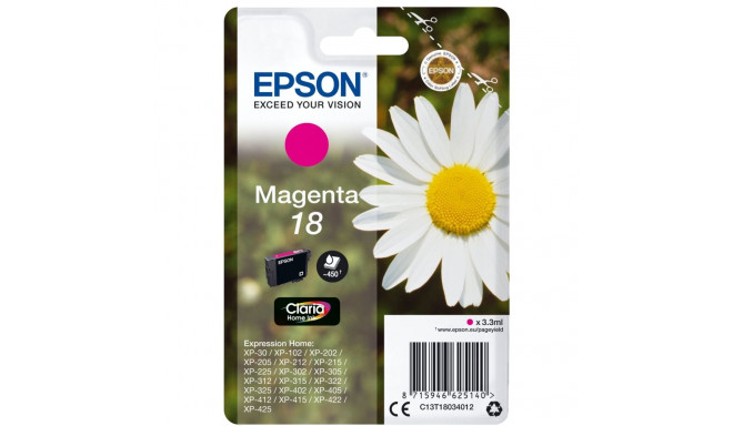 Epson ink cartridge magenta Claria Home T 180         T 1803
