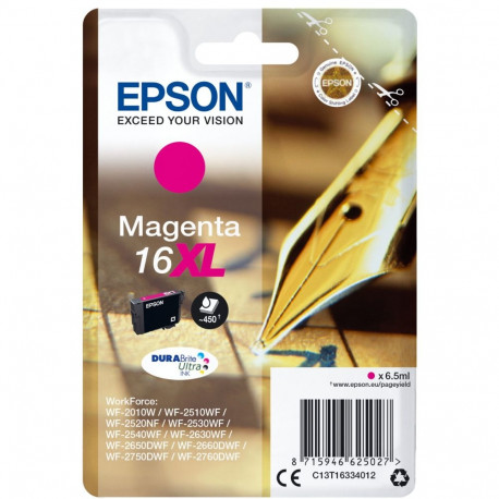 Epson XL magenta tindikassett DURABrite Ultra T 163 T 1633