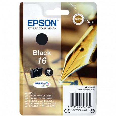 Epson tindikassett must DURABrite Ultra T 162 T 1621
