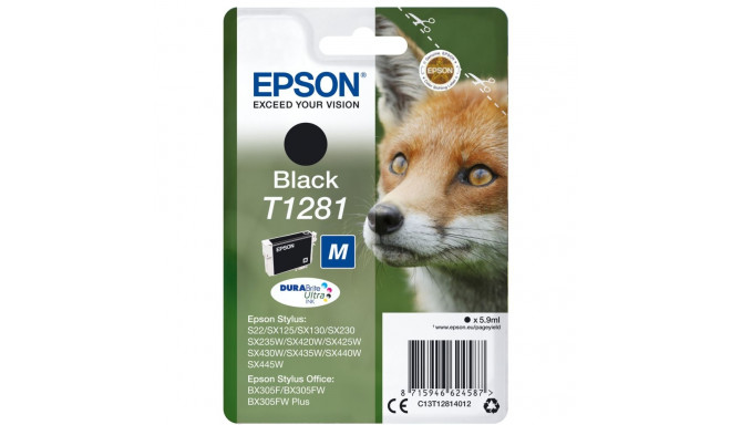 Epson ink cartridge black DURABrite T 128           T 1281