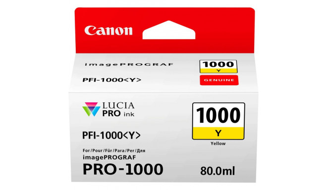 Canon PFI-1000 Y kollane