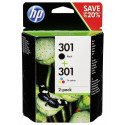 HP N9J72AE Kombopakk 2-tükki Must/Värviline Nr. 301