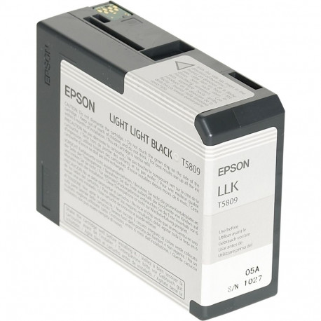 Epson ink cartridge light light black T 580  80 ml        T 5809