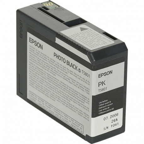 Epson ink cartridge photo black T 580  80 ml              T 5801