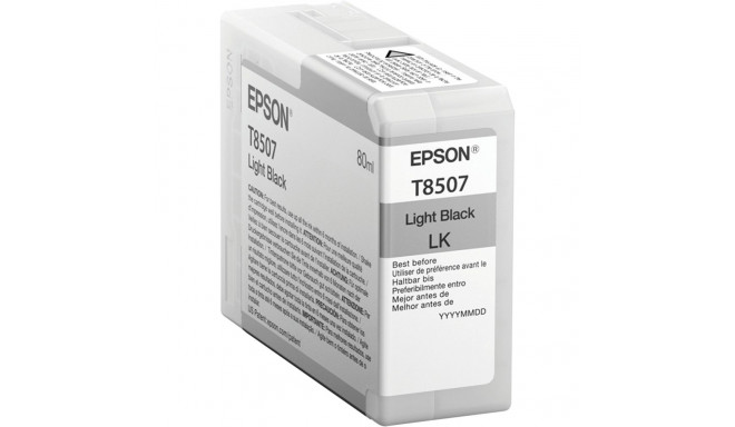 Epson tindikassett hele must T 850 80 ml T 8507