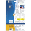 Herma Vastupidavad Kleebised 66 x 33,8 mm 25 lehte DIN A4 600 tk. 4691