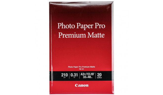 Canon PM-101 Pro Premium matt A 3+, 20 lehte, 210 g