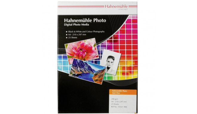 Hahnemühle Photo Matt Fibre  A 4 warm-white 200 g 25 Sheets