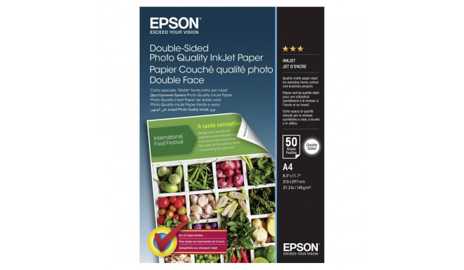 Epson Double-Sided Photo Quality Inkjet Paper A 4, 50 Sheet 140 g