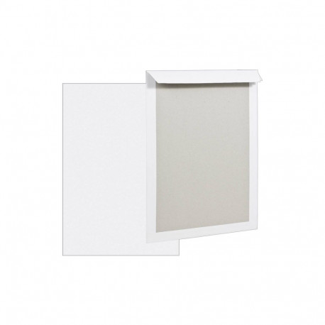 1x100 ümbrik kartongist tagusega C3 324 x 457 mm valge 120 g