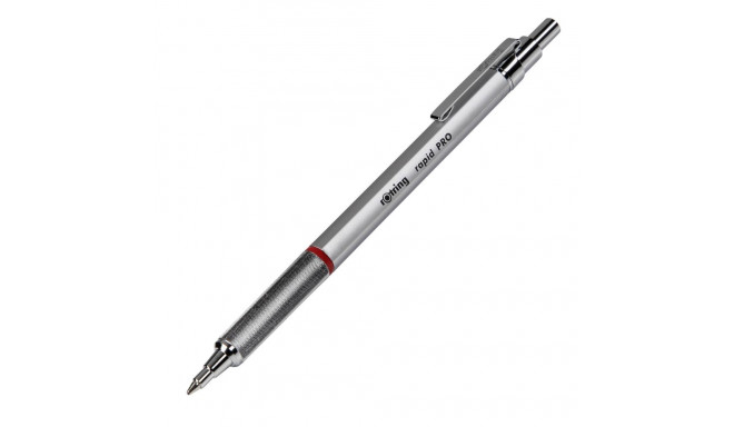 rotring Rapid Pro Ballpoint Pen Chrome with Refill M-Blue