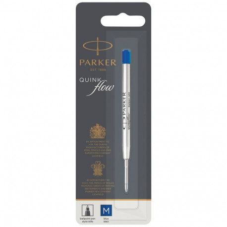 Parker Quinkflow Refill M sinine pastapliiats (blister)