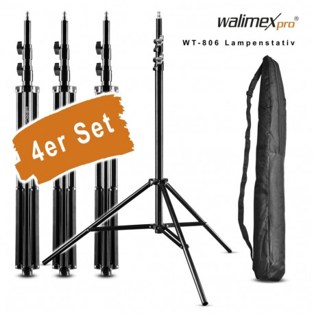 walimex WT-806 Lambistatiiv 256 cm 4 tk Komplekt