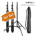 Walimex WT-806 Lamp Tripod 256cm                    3-Pack
