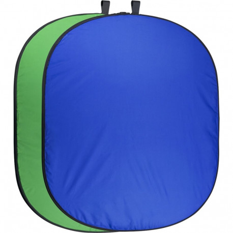 Walimex Pro kokkupandav taust 150x210cm roheline/sinine