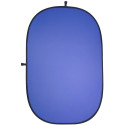 walimex 2in1 Kokkuvolditav Taust hall/sinine, 180x210cm