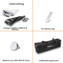walimex pro LED 45W Kahevärviline Oktagon Ø65cm